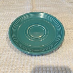 FiestaWare Coffee Teacup 6” Saucer, Teal/Turquoise